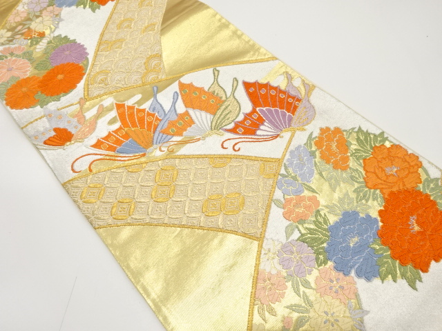 JAPANESE FUKURO OBI / WOVEN BUTTERFLY